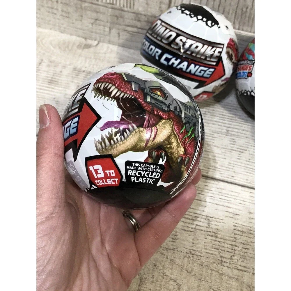 Zuru 5 Surprise Dino Strike Color Changing Dino's. Lot Of 4. New.